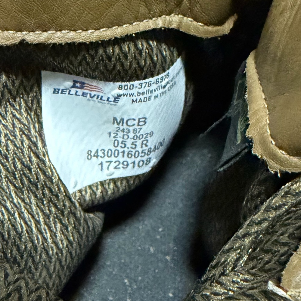 Belleville MCB 950 Gore-Tex Army Mountain Combat Boots MEN’S 5.5 R WOMEN’S 7 - Picture 7 of 9